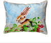 Rabbit Left Small Pillow 11x14 Color Graphic Cabin Lodge Polyester
