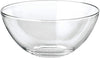 European Glass Full Moon Round Dessert Bowls 5 5" D Set/6 Clear Solid Modern Contemporary Dishwasher Safe