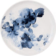 Unknown1 16pc Midnight Roses 10'5" X 0'5" Blue Floral Modern Contemporary Round Porcelain 16 Piece
