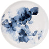 Unknown1 16pc Midnight Roses 10'5" X 0'5" Blue Floral Modern Contemporary Round Porcelain 16 Piece