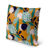 MISC Tropical Floral Indoor|Outdoor Pillow by 18x18 Orange Floral Nautical Coastal Polyester Removable Cover