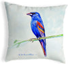 Blue Small No Cord Pillow 11x14 Color Graphic Cabin Lodge Polyester