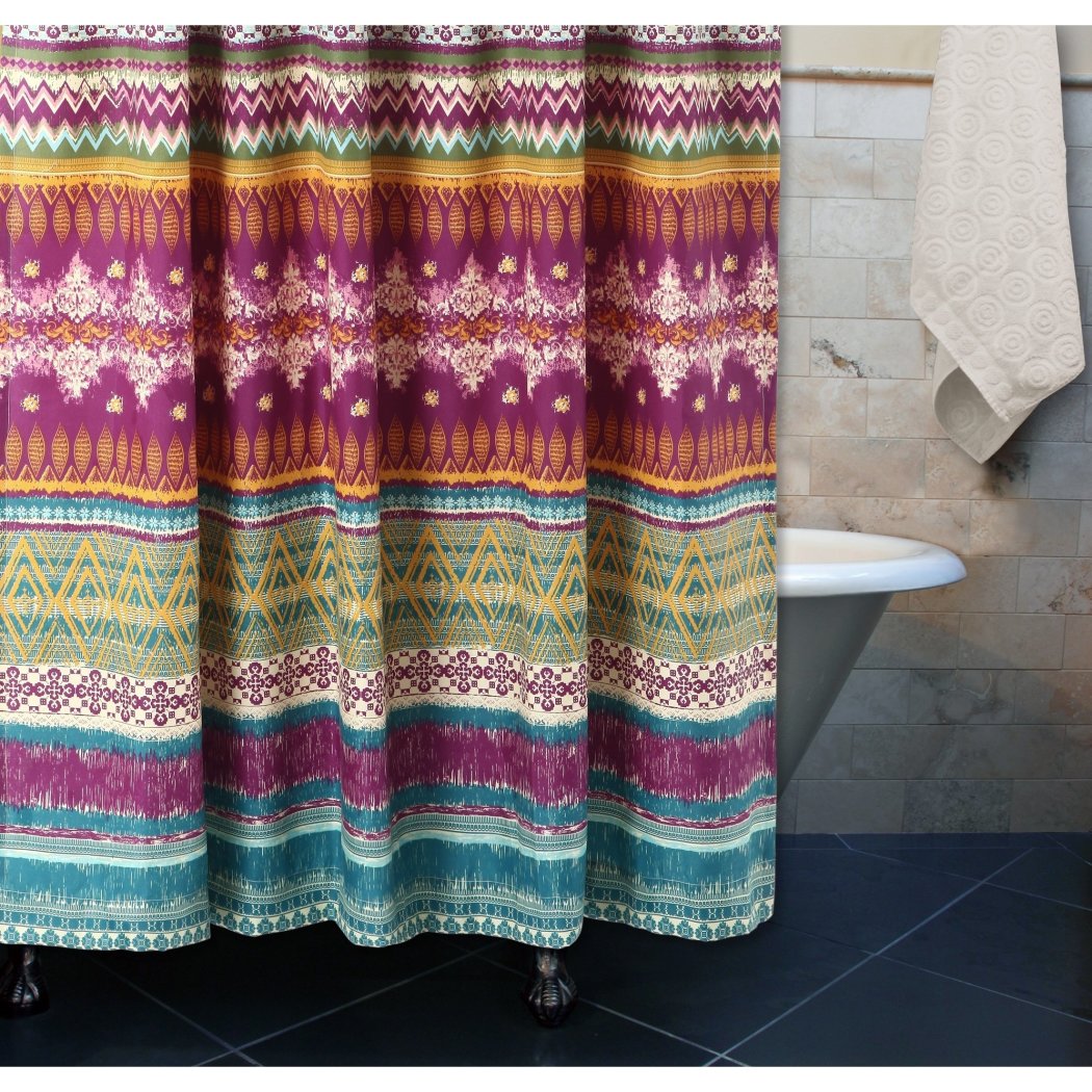 Shower Curtains 70 x 73 from DiaNoche Designs by Brazen Design Studio -  Aurora Borealis 