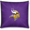 NFL Vikings Throw Pillow 15 Inches Football Themed Accent Pillow Bedroom Sofa Sports Patterned Team Color Logo Fan Merchandise Athletic Spirit Purple - Diamond Home USA