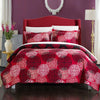 Off Jacquard Motif Floral Quilt Set Medallion Oriental Boho Geometric Abstract Flower Adult Bedding Master Bedroom