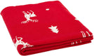Unknown1 Holiday Miracle Red 50 X 60 inch Throw Blanket Graphic Cabin Lodge Cotton