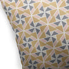 Gold Indoor|Outdoor Pillow by Tiffany 18x18 Tan Geometric Modern Contemporary Polyester Removable Cover