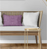 UKN Purple Lumbar Pillow Purple Geometric Southwestern Polyester Single Removable Cover