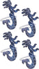 MISC Napkin Rings Mermaid Design (Set 4) Blue Brass