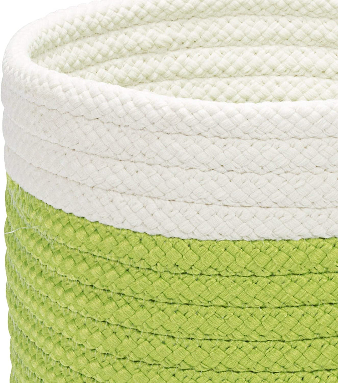 Outdoor Mini Accent Basket Bright Green 10"x10"x8" Polypropylene