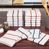 Cotton Chevron Kitchen Towel Color Solid Stripe Casual Classic Modern Contemporary