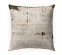 Old Writing Indoor|Outdoor Pillow by N/ 18x18 Modern Contemporary Polyester Removable Cover
