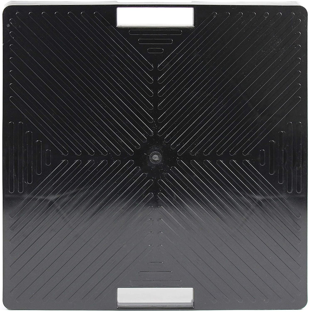 16" Black Square Handle Plastic - Diamond Home USA