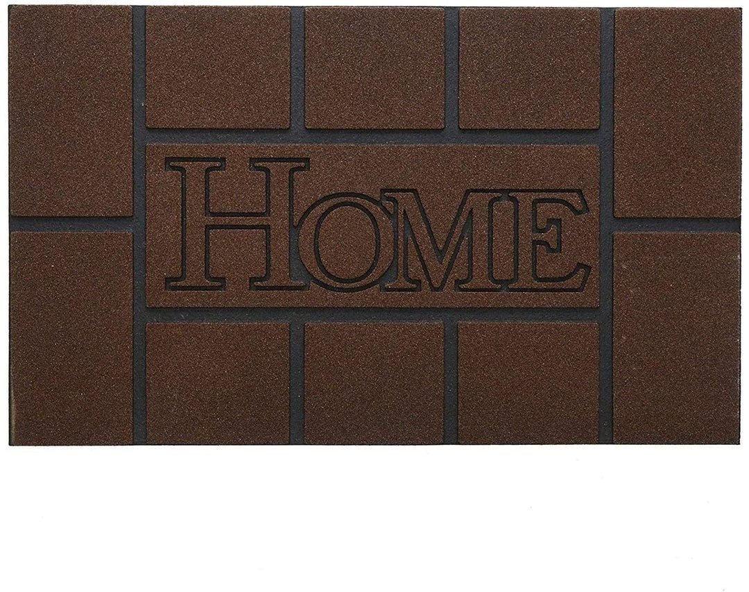 Stone Recycled Rubber Doormat 18" X 30" Grey