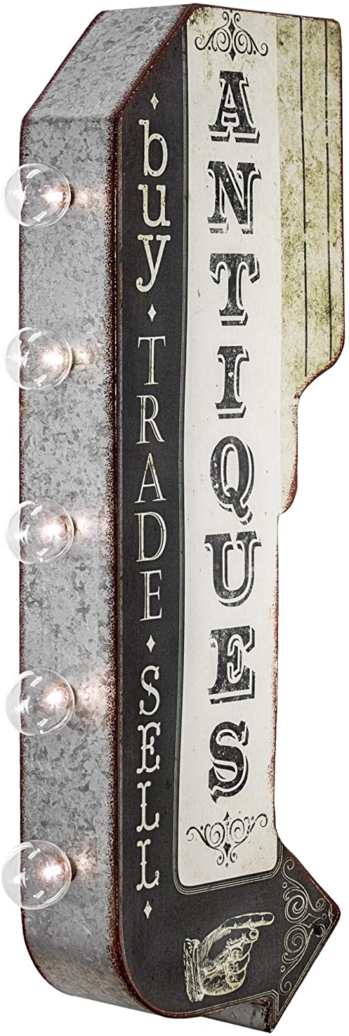 Antiques Buy Trade Sell Double Sided Off Wall Led Marquee