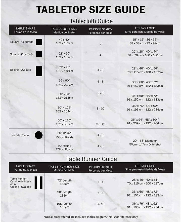 Table Pad White Solid Rectangle Polyester - Diamond Home USA