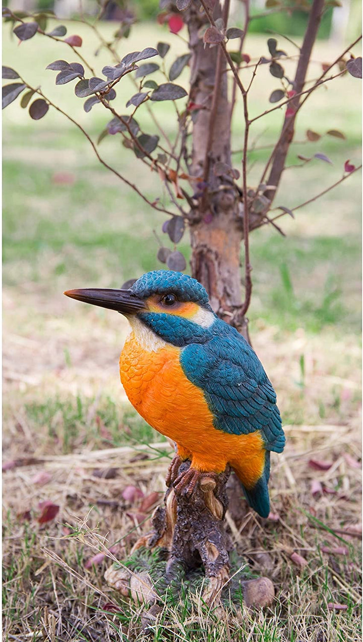 Kingfisher Stump Statue