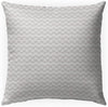MISC Grey Indoor|Outdoor Pillow by 18x18 Grey Geometric Southwestern Polyester Removable Cover