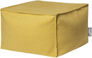 Unknown1 Felt Ottoman Mustard Indoor Bean Bag Yellow Transitional Fabric Removable Cover