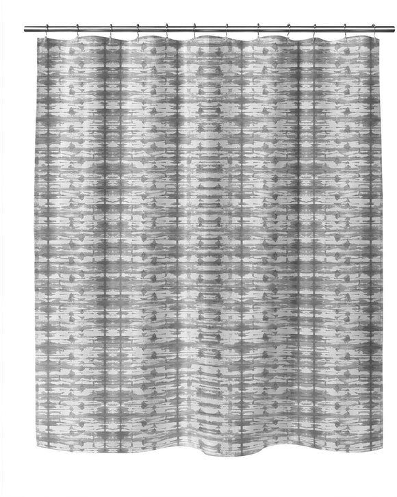 MISC X ray Shibori Grey Shower Curtain by Grey Abstract Bohemian Eclectic Polyester