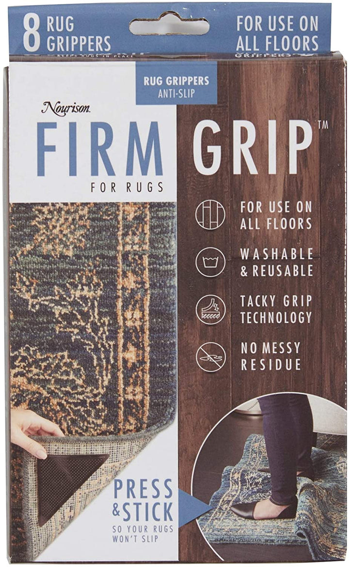 MISC Firm Grip Anti Slip Rug Gripper Black 6" X 3" Rubber Contains Latex