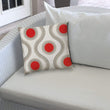 Indoor/Outdoor Pillow Sewn Closure Color Graphic Modern Contemporary Polyester Water Resistant