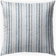 Stone Blue Indoor|Outdoor Pillow by Tiffany 18x18 Blue Geometric Modern Contemporary Polyester Removable Cover