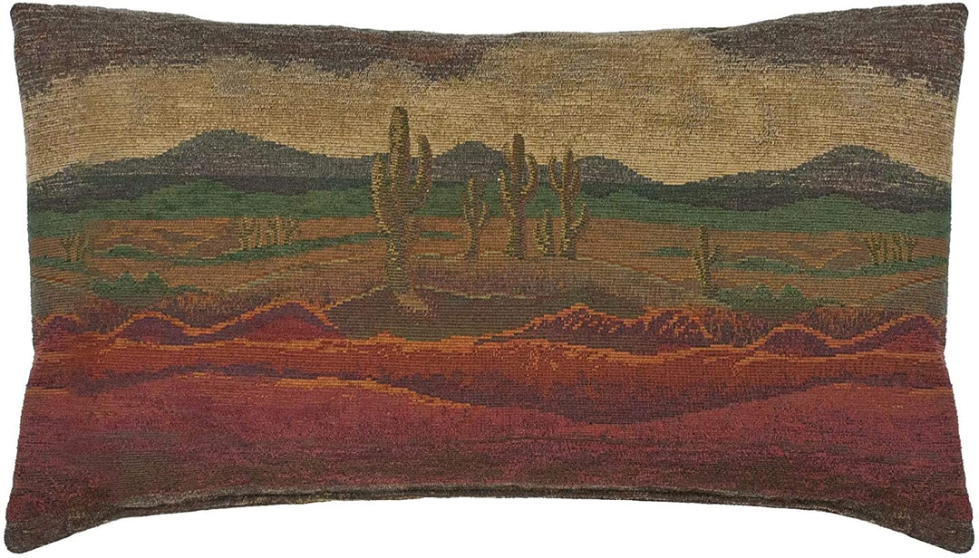 Desert Sunset Boudoir Throw Pillow Color Nature Polyester