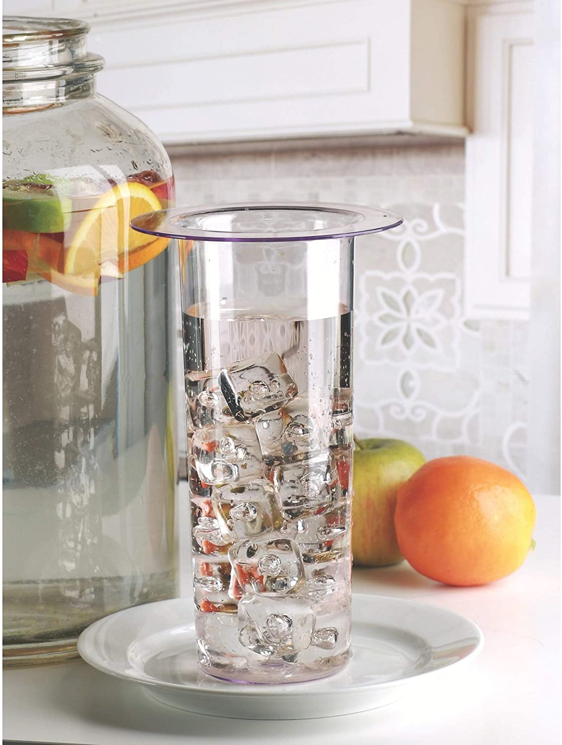 MISC Beverage Dispenser Ice Insert Clear Glass