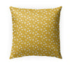 Mushroom Field Indoor|Outdoor Pillow by Chi Hey Lee 18x18 Yellow Floral Modern Contemporary Polyester Removable Cover
