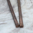 Copper Antique Design Salad Serving 2 Pcs Set Bronze Stainless Steel Piece Handmade