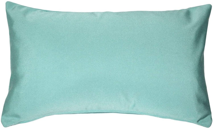 Glacier Blue 12x20 Outdoor Pillow Solid Color Modern