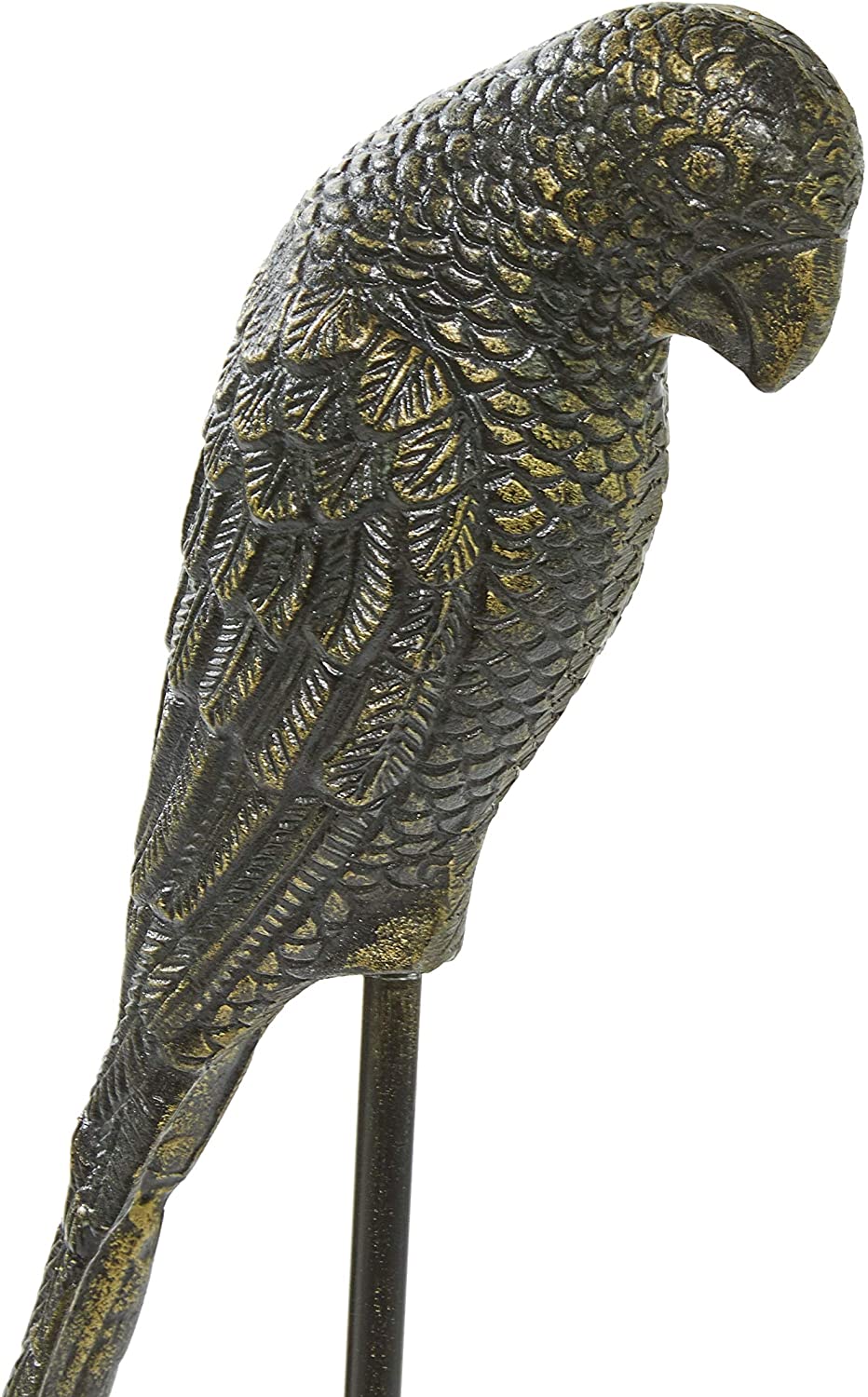 Large Black Bird Figure Stand Set 2 6 X 35 - Diamond Home USA