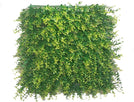 Artificial Boxwood Hedge Greenery Panels 20"x20"/pc 12pc Color Modern Contemporary Square Plastic