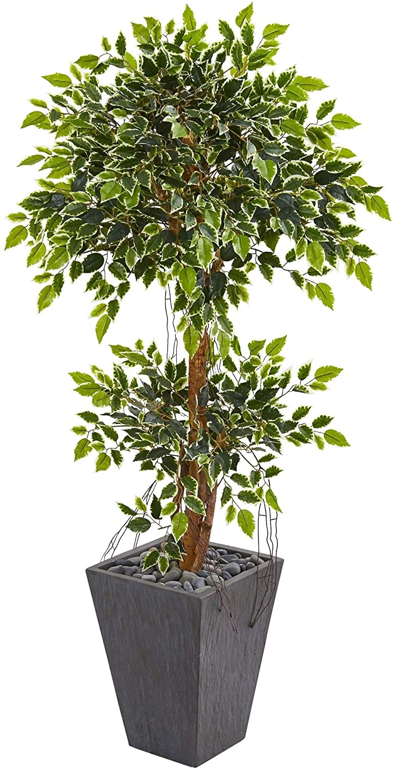 Variegated 5 Foot Artificial Tree Slate