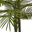 5 5ft Double Phoenix Robellini Palm Tree Tall Artificial Indoor Outdoor Decorative Plant Pygmy Date Palm Trees Large UV Resistant Feaux Plants