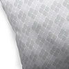 Steel Indoor|Outdoor Pillow by Tiffany 18x18 Grey Geometric Modern Contemporary Polyester Removable Cover