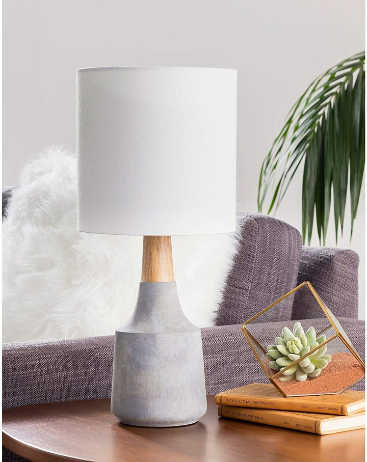 Denim Blue Modern Table Lamp Contemporary Bulbs