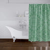 MISC Green Shower Curtain by 71x74 Green Geometric Southwestern Polyester