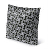 Charcoal Indoor|Outdoor Pillow by Tiffany 18x18 Grey Geometric Modern Contemporary Polyester Removable Cover