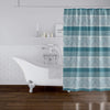 MISC Tribal Turquoise Shower Curtain by Blue Geometric Southwestern Polyester