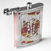 Hearts Stainless Steel 8 Oz Flask Color