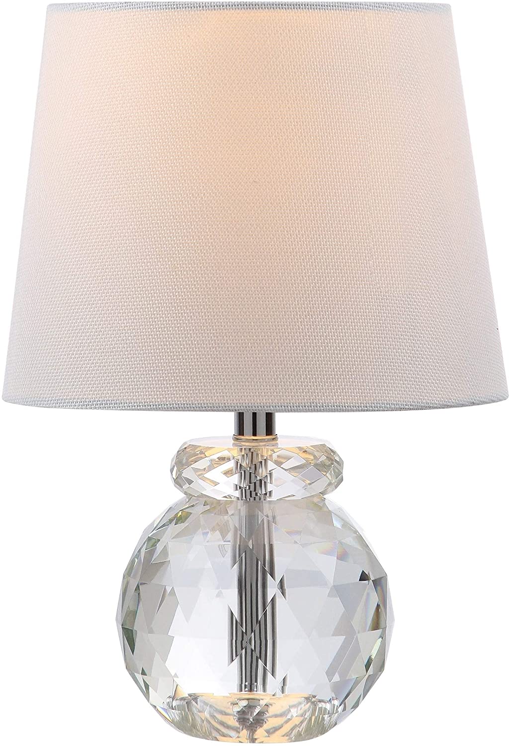 Lighting 13 inch Eunice Table Lamp Clear Modern Contemporary Transitional Bulbs Included - Diamond Home USA