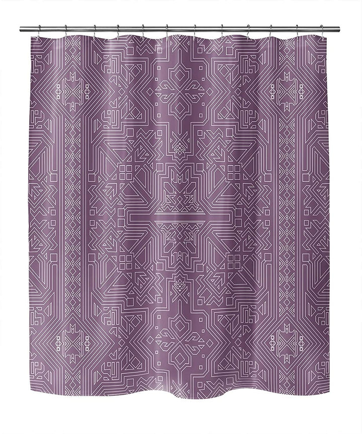 Purple Shower Curtain by 71x74 Purple Geometric Southwestern