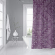 MISC Purple Shower Curtain by 71x74 Purple Geometric Southwestern Polyester