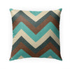 Willow Teal Indoor|Outdoor Pillow by 18x18 Blue Geometric Modern Contemporary Polyester Removable Cover