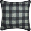 Unknown1 Bear Walk Plaid UCC Check Decorative Pillow Green Cabin Lodge Polyester