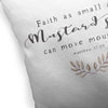 MISC Small As Mustard Seed Indoor|Outdoor Pillow by 18x18 Black Global Polyester Removable Cover