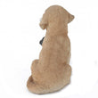 MISC Polyresin Puppy Solar Light Garden Statue Tan Novelty Plastic Resin Bulbs Included Handmade