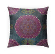 Indoor|Outdoor Pillow by 18x18 Blue Geometric Modern Contemporary Polyester Removable Cover